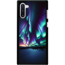 Coque Samsung Galaxy Note 10 - Aurore Boréale Étincelante