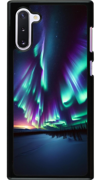 Samsung Galaxy Note 10 Case Hülle - Funkelndes Nordlicht