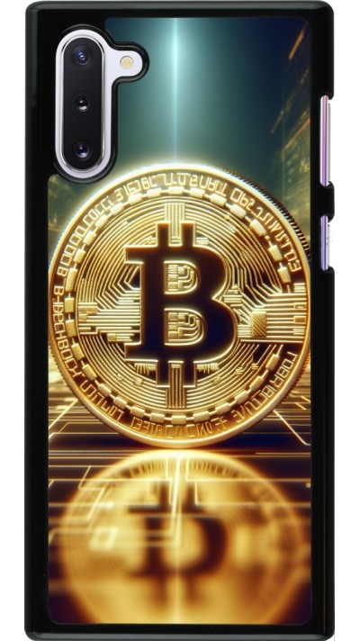 Samsung Galaxy Note 10 Case Hülle - Bitcoin Stehen