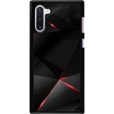 Hülle Samsung Galaxy Note 10 - Black Red Lines
