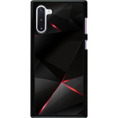 Hülle Samsung Galaxy Note 10 - Black Red Lines
