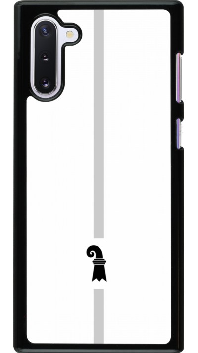 Samsung Galaxy Note 10 Case Hülle - Kanton BS weiss