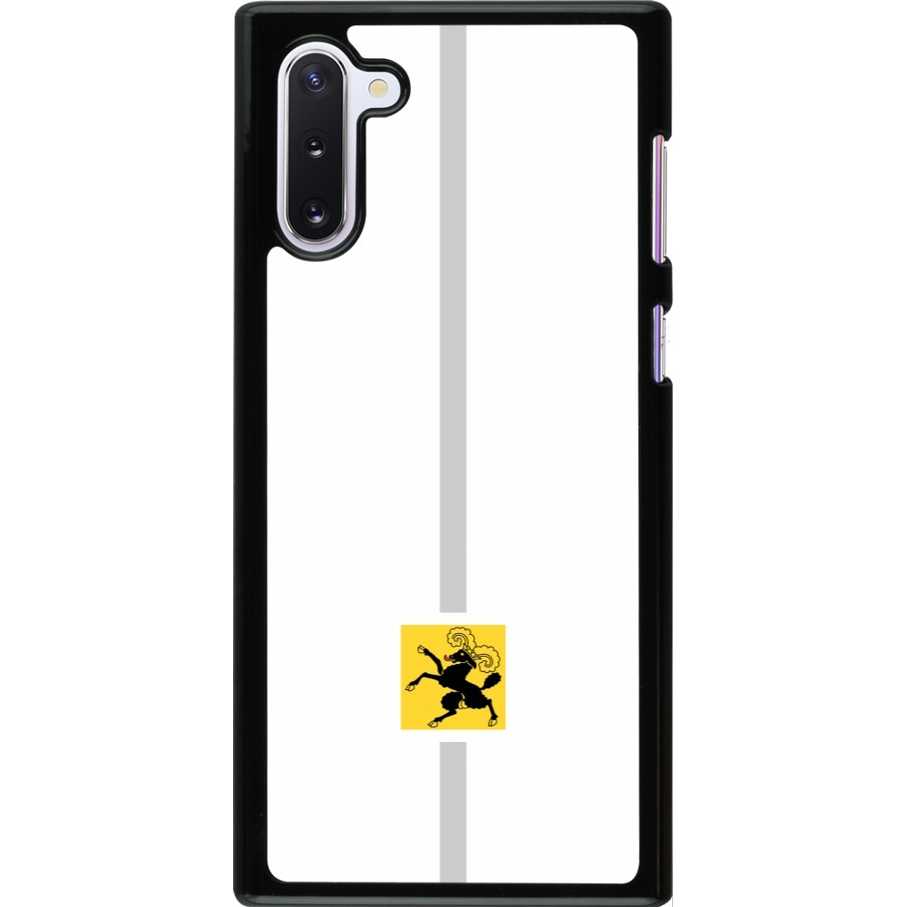 Samsung Galaxy Note 10 Case Hülle - Kanton SH weiss