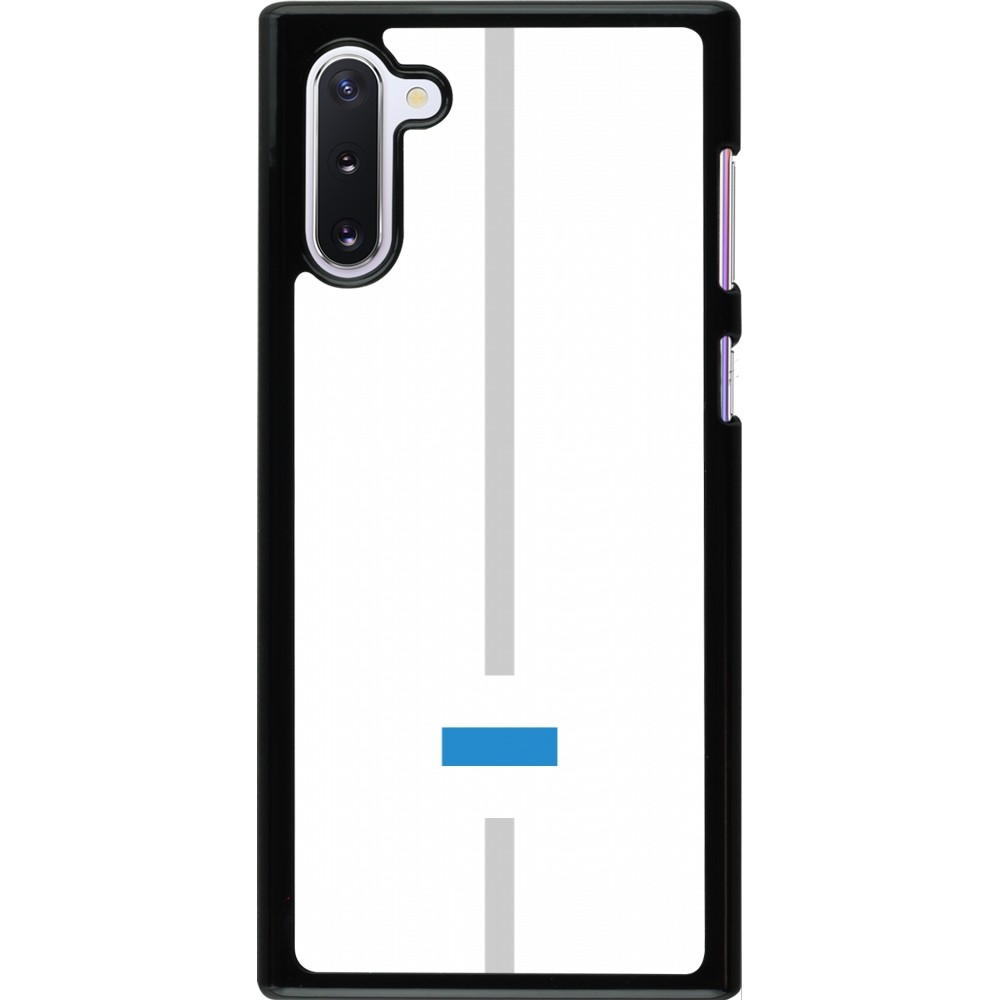 Samsung Galaxy Note 10 Case Hülle - Kanton ZG weiss