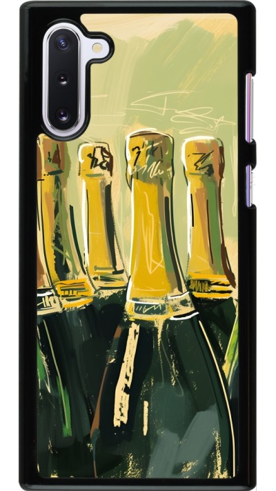 Samsung Galaxy Note 10 Case Hülle - Champagne Malerei