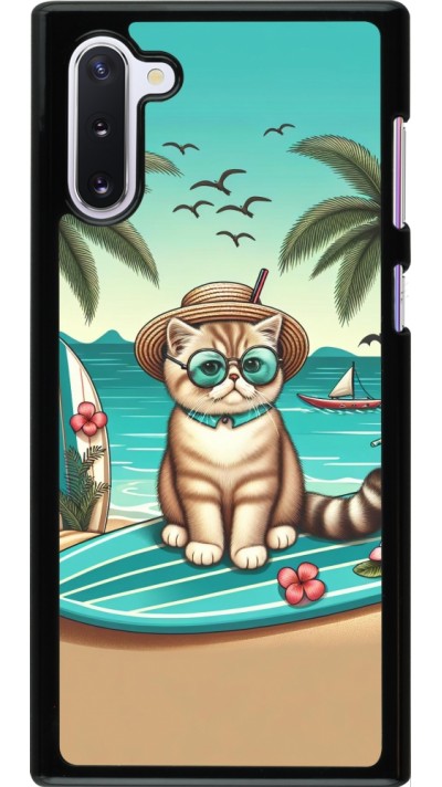 Coque Samsung Galaxy Note 10 - Chat Surf Style