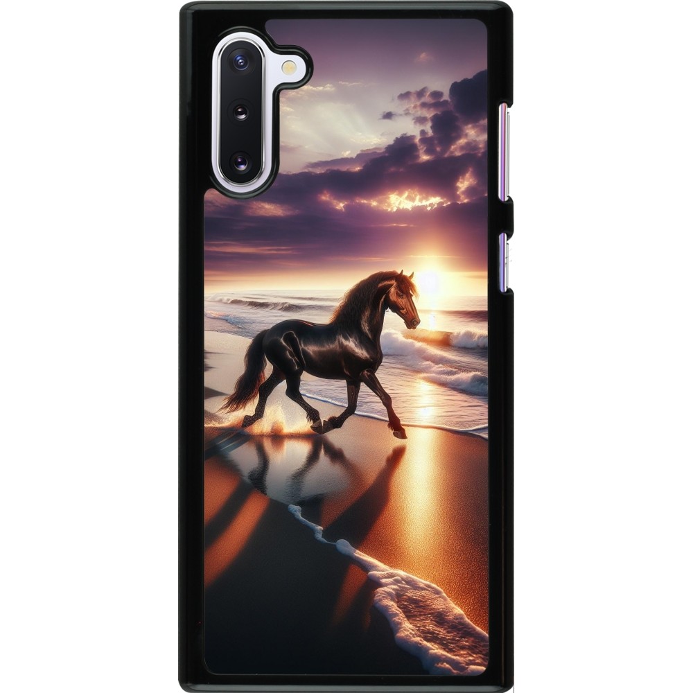 Coque Samsung Galaxy Note 10 - Cheval majestueux plage