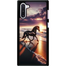 Coque Samsung Galaxy Note 10 - Cheval majestueux plage