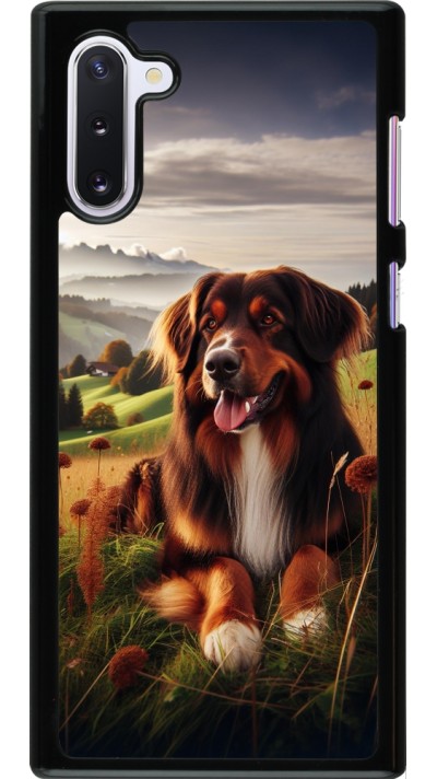 Coque Samsung Galaxy Note 10 - Chien Campagne Suisse