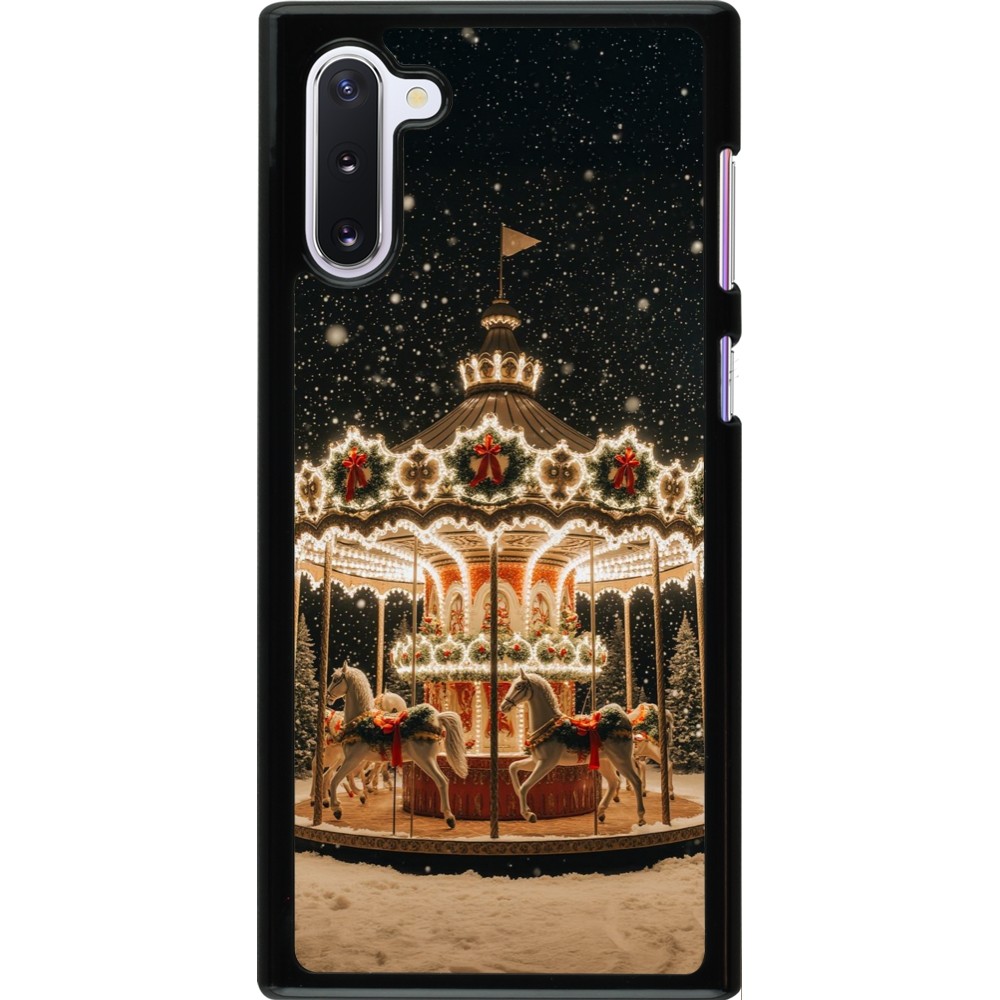 Samsung Galaxy Note 10 Case Hülle - Christmas 25 Carousel
