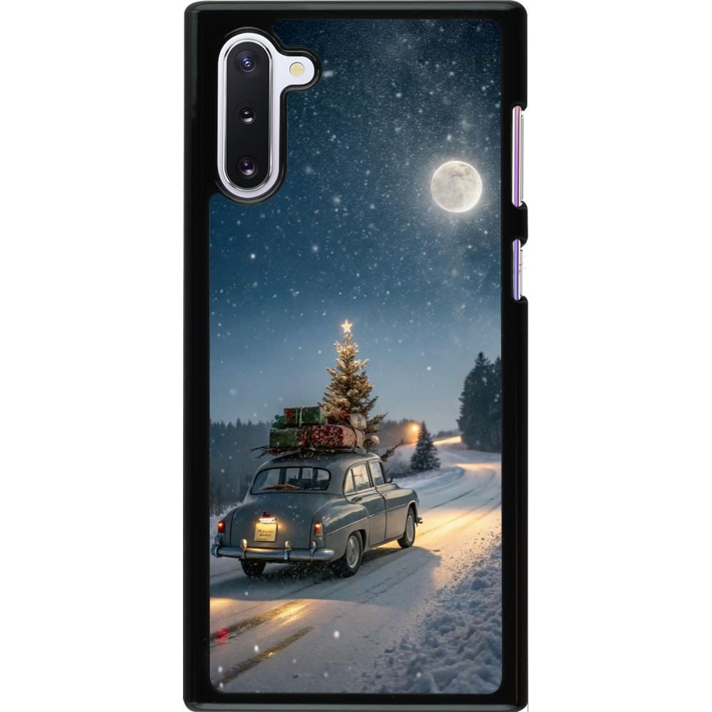 Coque Samsung Galaxy Note 10 - Christmas 25 Car with Tree Xmas