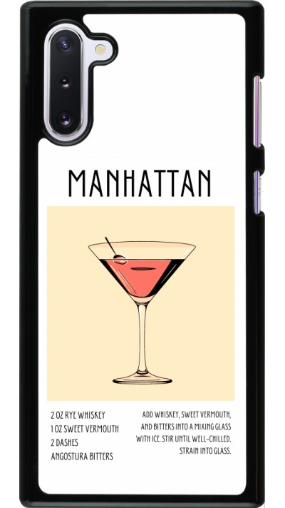 Coque Samsung Galaxy Note 10 - Cocktail recette Manhattan