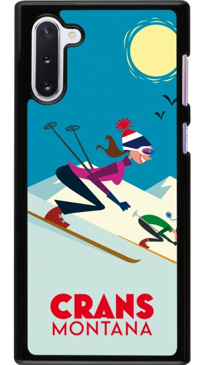 Samsung Galaxy Note 10 Case Hülle - Crans-Montana Ski Downhill