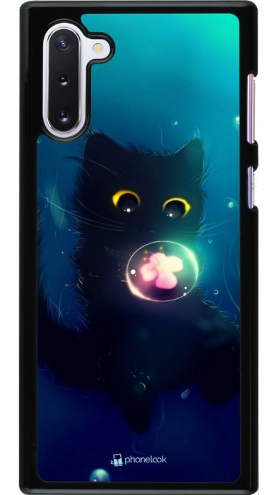 Hülle Samsung Galaxy Note 10 - Cute Cat Bubble