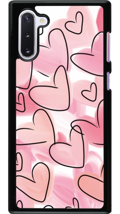 Coque Samsung Galaxy Note 10 - Easter 2023 pink hearts