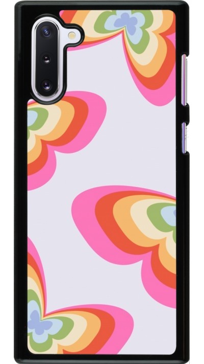 Samsung Galaxy Note 10 Case Hülle - Easter 2024 rainbow butterflies