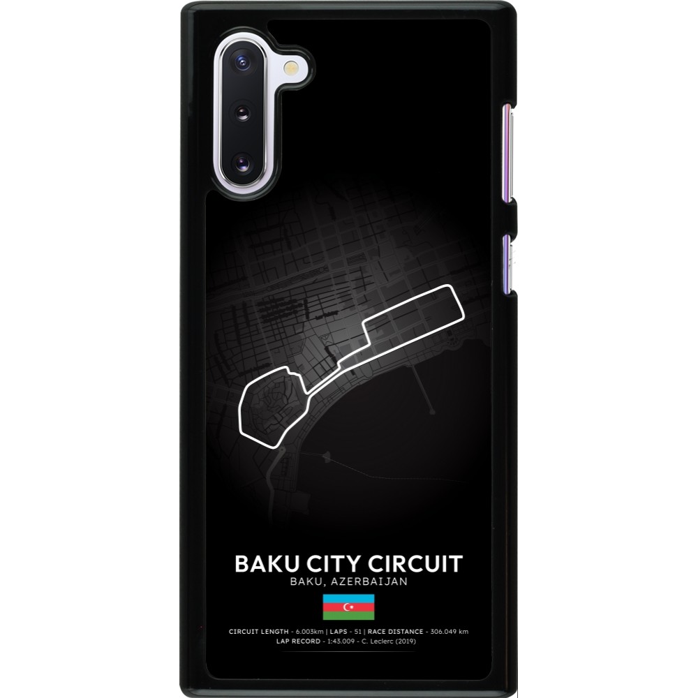 Coque Samsung Galaxy Note 10 - F1 Track 2025 Azerbaijan