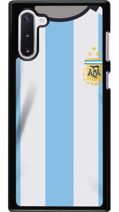 Samsung Galaxy Note 10 Case Hülle - Argentinien 2022 personalisierbares Fussballtrikot
