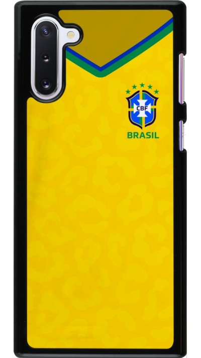 Coque Samsung Galaxy Note 10 - Maillot de football Brésil 2022 personnalisable