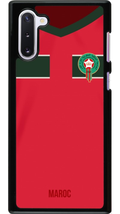 Coque Samsung Galaxy Note 10 - Maillot de football Maroc 2022 personnalisable