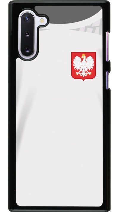 Coque Samsung Galaxy Note 10 - Maillot de football Pologne 2022 personnalisable