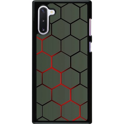 Hülle Samsung Galaxy Note 10 - Geometric Line red