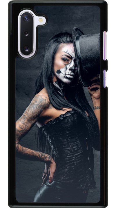 Samsung Galaxy Note 10 Case Hülle - Halloween 22 Tattooed Girl