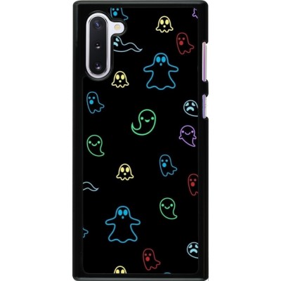 Samsung Galaxy Note 10 Case Hülle - Halloween 2024 colorful ghosts