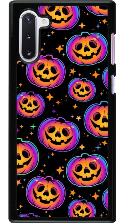 Samsung Galaxy Note 10 Case Hülle - Halloween 2024 rainbow pumpkins