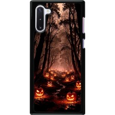 Coque Samsung Galaxy Note 10 - Halloween 2025 Road of Terrifying Pumpkins