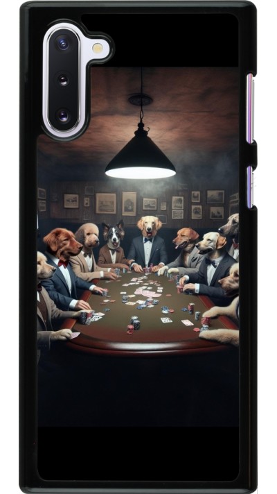 Samsung Galaxy Note 10 Case Hülle - Die Pokerhunde