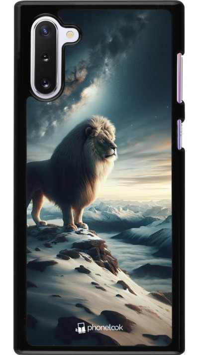Samsung Galaxy Note 10 Case Hülle - Der weisse Loewe