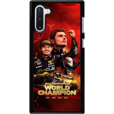Coque Samsung Galaxy Note 10 - Max Verstappen Champion 2023