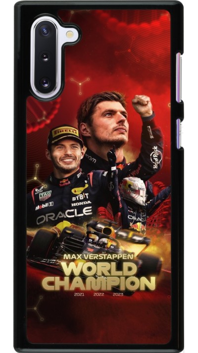Coque Samsung Galaxy Note 10 - Max Verstappen Champion 2023