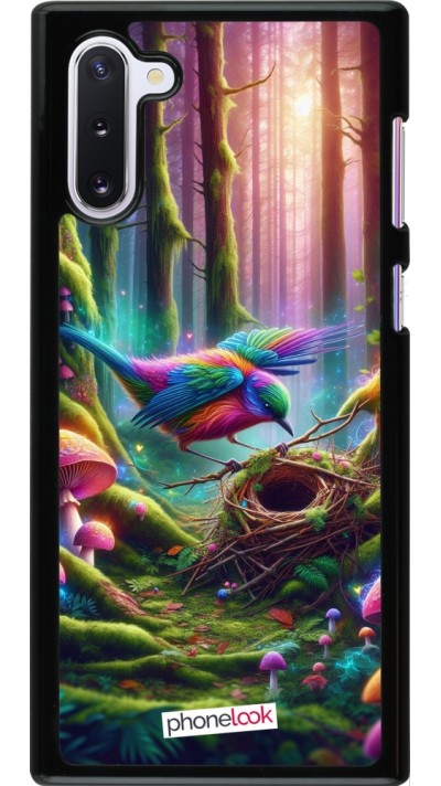 Coque Samsung Galaxy Note 10 - Oiseau Nid Forêt