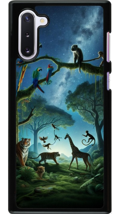 Samsung Galaxy Note 10 Case Hülle - Paradies der exotischen Tiere