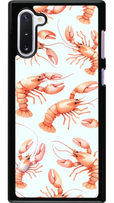 Coque Samsung Galaxy Note 10 - Pattern de homards pastels