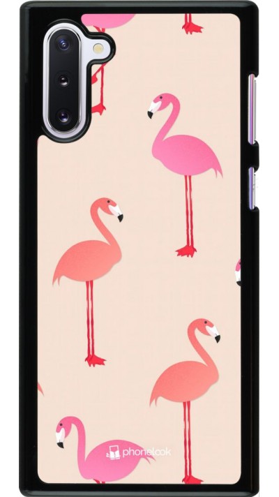 Hülle Samsung Galaxy Note 10 - Pink Flamingos Pattern