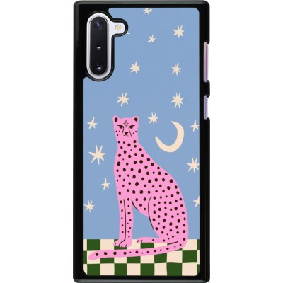 Coque Samsung Galaxy Note 10 - Pink leopard with stars 2026
