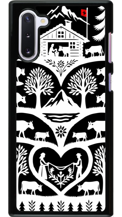 Coque Samsung Galaxy Note 10 - Poya Suisse 2 noir