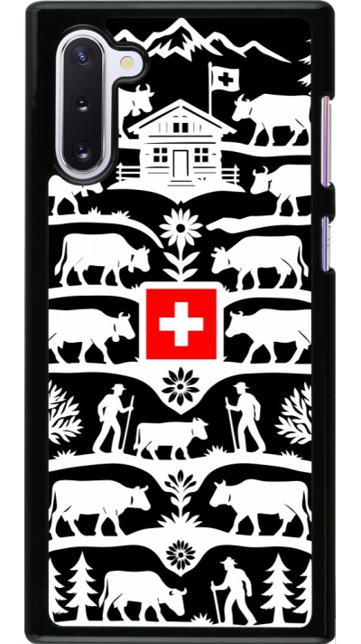 Coque Samsung Galaxy Note 10 - Poya Suisse 3 noir
