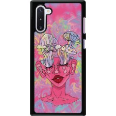 Samsung Galaxy Note 10 Case Hülle - Psychedelic pink mushroom