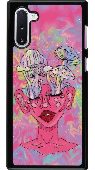 Samsung Galaxy Note 10 Case Hülle - Psychedelic pink mushroom
