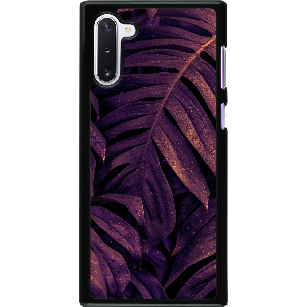 Coque Samsung Galaxy Note 10 - Purple Light Leaves