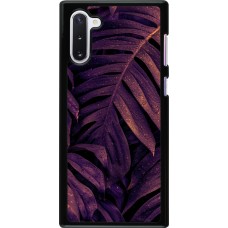 Coque Samsung Galaxy Note 10 - Purple Light Leaves