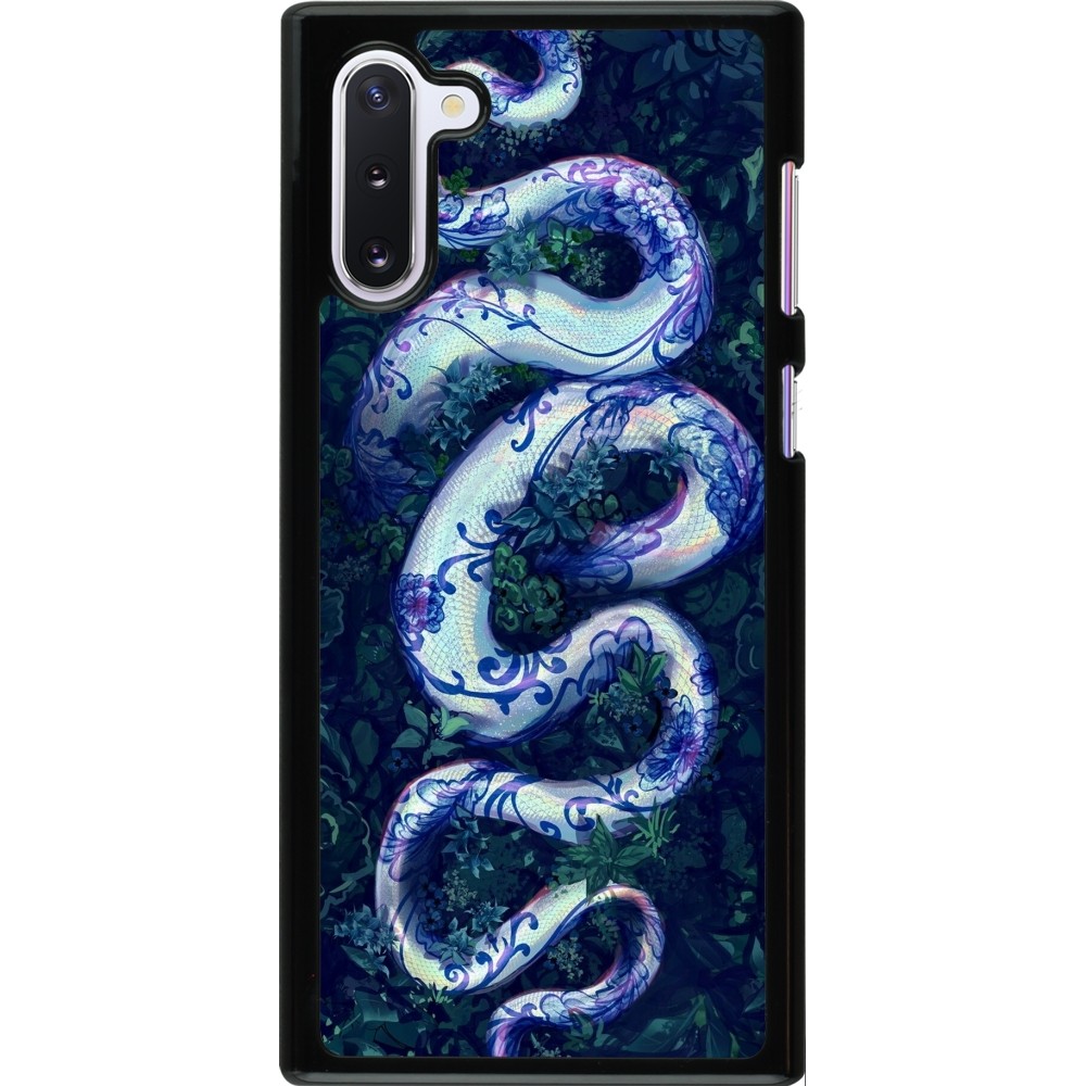 Samsung Galaxy Note 10 Case Hülle - Snake Blue Anaconda
