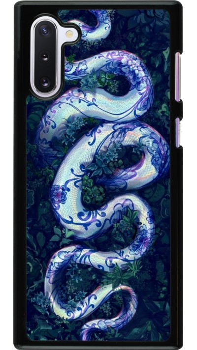 Coque Samsung Galaxy Note 10 - Serpent Blue Anaconda