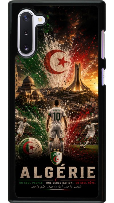 Samsung Galaxy Note 10 Case Hülle - Fussball Algerien splash 2026