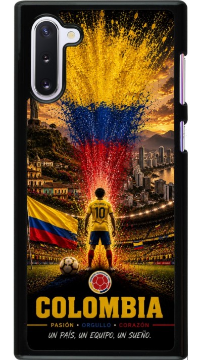 Samsung Galaxy Note 10 Case Hülle - Fussball Kolumbien splash 2026