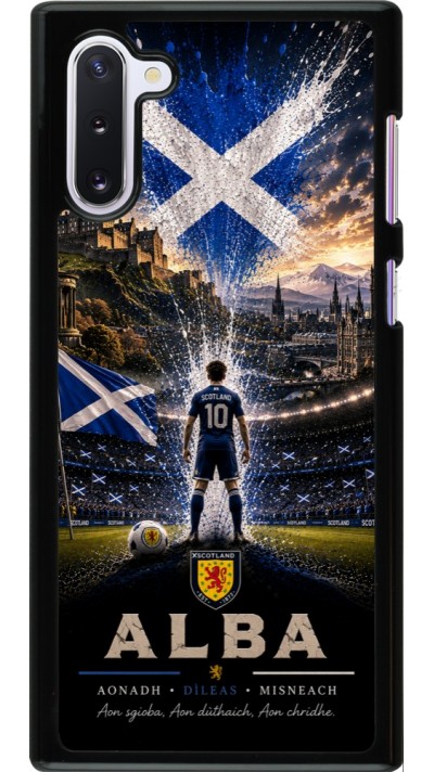 Samsung Galaxy Note 10 Case Hülle - Fussball Schottland splash 2026